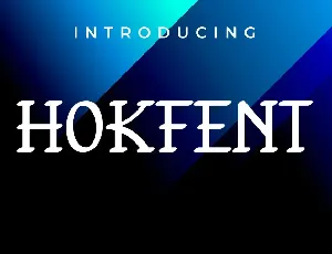 Hokfent Font