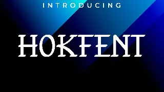 Hokfent Font