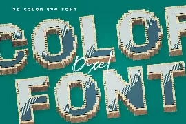 Pixel 1 - Color SVG Font