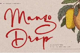 Mango Drop Modern Font