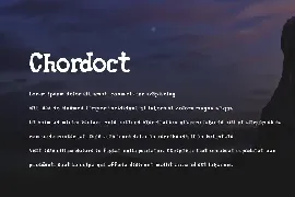 Chordoct - Unique Font