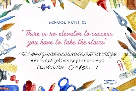 Back to School Font Collection