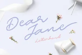 Dear Jane Script font