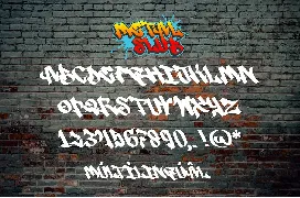 Metal Slub - Graffiti Tag Font