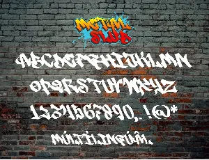 Metal Slub - Graffiti Tag Font