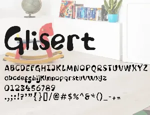 Glisert - Funny Font