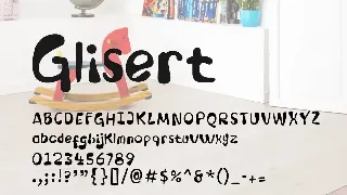 Glisert - Funny Font