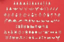 Christmas June Dingbat Font