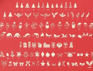 Christmas June Dingbat Font