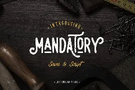 Mandatory - Vintage Font Duo