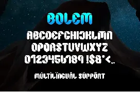 Bolem - Futuristic Font