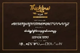 Thickline - Classic Bold Font