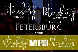 Saint Petersburg font