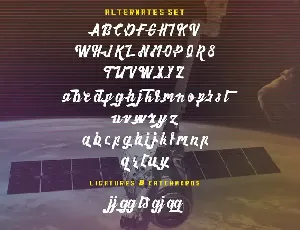 Haynthams Spacescript 2 in 1 font