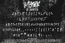 Mistook - Street Art Graffiti Font