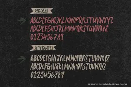 Underfear Brush Font