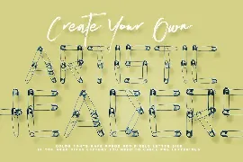 Paper Clips - Color SVG Font