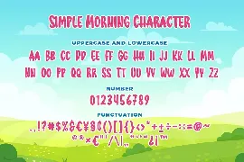 Simple Morning a Playful Font