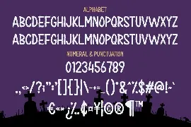 Haunted Street - Horror Display Font