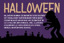 Haunted Street - Horror Display Font