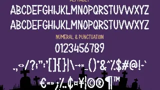 Haunted Street - Horror Display Font