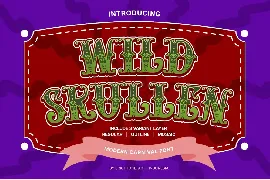 Wild Skullen - Carnaval Creative Font