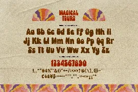 Magical Tours - Psychedelic Type font