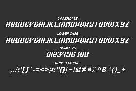 Italic Hegabi Font