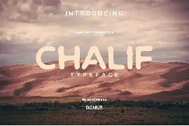 Chalif font