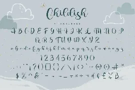 Childish font