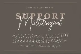 Besthiny Signature Script Font