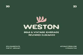 SA Weston - Playful Font