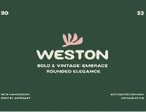 SA Weston - Playful Font