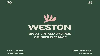 SA Weston - Playful Font