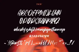 Avextur SVG Brush Font