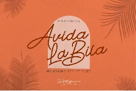 Avida La Bila font