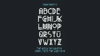 Pandora Typeface font