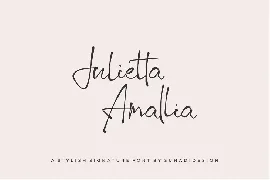 Callietta - handwritten font