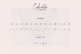 Callietta - handwritten font