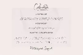 Callietta - handwritten font