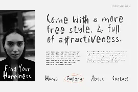 Efrancd Handwriting font