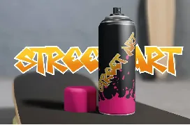 Gear Four - Graffiti Font