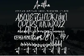 Amertha font