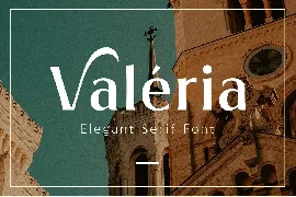 Valeria - Elegant Serif font