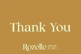 Rozelle font