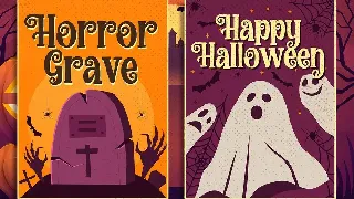 Halloween Sunday - a Playful Scary font