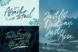 TakeEasy Brush Font