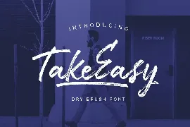 TakeEasy Brush Font