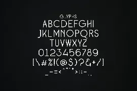 The Ghones font