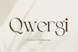 Qwergi - Logo Font